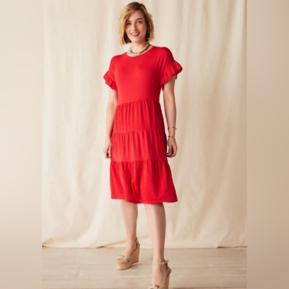 Matilda Jane Bellewood Eyelet Tiered Dress - Picture 2 of 6